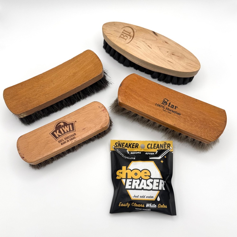 Shoe Shine Brushes &‎ Shoe Eraser Cleaner Lot